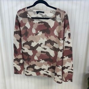 360 cashmere pink camouflage sweater